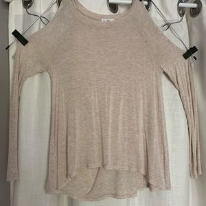 Open Shoulder Long Sleeve